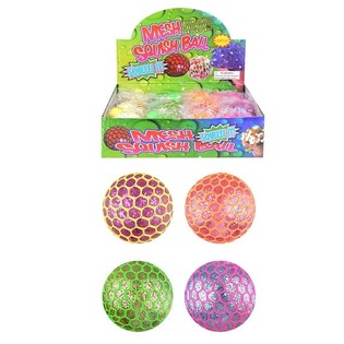 SVIETIACA SQUISHY LOPTIČKA &ndash; ŽIARIV&Eacute; FARBY (12 ks)