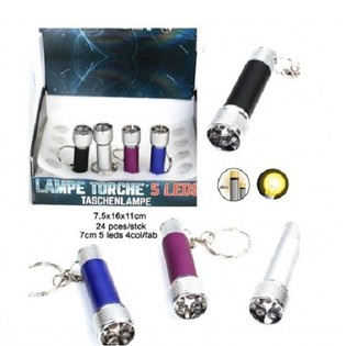 Baterka 5 LED na Kľ&uacute;čenku v Displeji (24 ks)