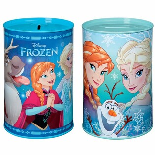MIX PLECHOV&Eacute; POKLADNIČKY FROZEN, Rozm. 15 x 10 x 10 cm (20 ks)