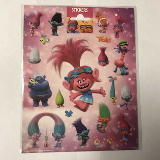 VEĽK&Eacute; ARCHY N&Aacute;LEPIEK TROLLS, 20x16 cm (10 ks)