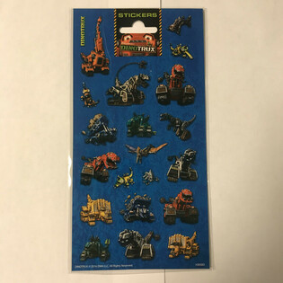 N&Aacute;LEPKY: DINOTRUX, Rozm. 20 x 10 cm (10 ks)