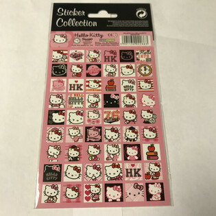 N&Aacute;LEPKY: HELLO KITTY, Rozm. 20 x 10 cm (10 ks)