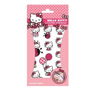 Dočasn&eacute; Tetovačky HELLO KITTY - Rozm. 20 x 10 cm (10 ks)