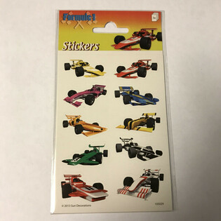 H&Aacute;ROK N&Aacute;LEPIEK: PRETEK&Aacute;RSKE AUT&Aacute; FORMULA 1, 16 x 9 cm (10 ks)