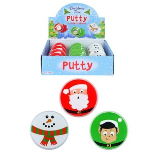 Vianočn&yacute; Sliz Slime Putty v Displayi (12 ks)