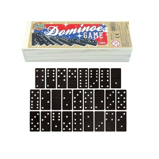 DOMINO V DREVENEJ KRABICI (12 ks)