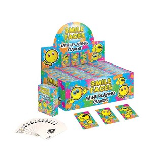 MINI HRACIE KARTY &ndash; MODEL: SMILEY V DISPLAYI (24 ks)