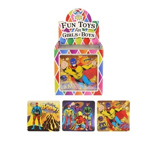 Puzzle SUPERHRDINA, 13 x 12 cm, v displeji (108 ks)