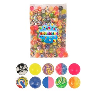 Mix Sk&aacute;kac&iacute;ch Loptičiek, 3,3 cm (100 ks)