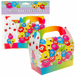 DARČEKOV&Aacute; KRABIČKA SMILEY 12x12.5x6 Cm (12 ks)