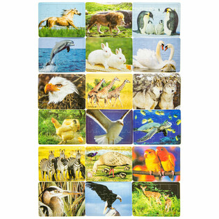 MIX Mal&eacute; Puzzle Zvieratk&aacute; (72 ks)