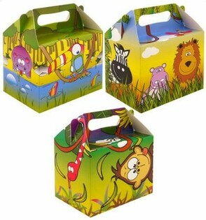 Detsk&yacute; box na menu &ndash; Džungľa &ndash; 14 x 9,5 x 18 cm (12 ks)