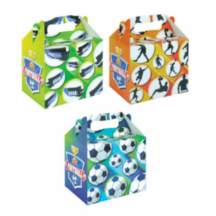 Menu Box &ndash; FUTBAL &ndash; 14 x 9,5 x 18 cm (24 ks)