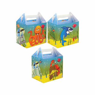 Menu Box &ndash; SEA LIFE &ndash; 14 x 9.5 x 18 cm (24 ks)