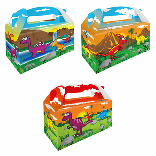 Krabička na Detsk&eacute; Menu &ndash; Dinosaurus &ndash; 22,5 x 9,5 x 18 cm (12 ks)