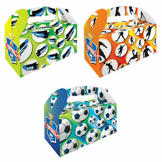 Menu Box Futbal &ndash; 22,5 x 9,5 x 18 cm (12 ks)