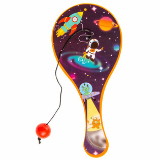 RAKETA S LOPTIČKOU NA GUMIČKE - MODEL: VESM&Iacute;R (48 ks)