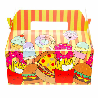 Menu boxy na fastfood - 22,5 x 12 x 9,5 cm (24 kusov)