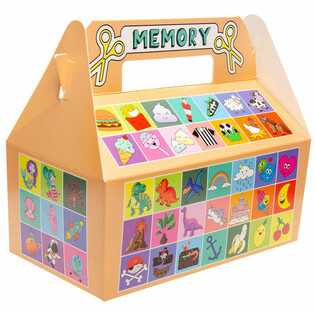 Veľk&eacute; Menu Boxy Memory - 22,5 x 12 x 9,5 cm (24 ks)