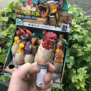 3D Bublifuk Dinosaurus v tyči (24 kusov v displeji)