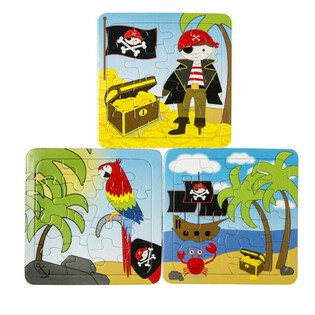 Mix Pir&aacute;tske Puzzle - 14 x 14 cm (50 ks)