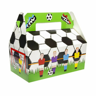 Menu boxy Futbal - 22.5 x 12 x 9.5 cm (24 ks)