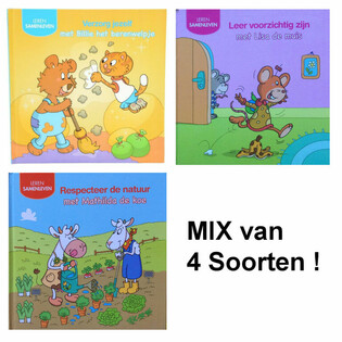Mix edukat&iacute;vnych detsk&yacute;ch kn&iacute;h - Uč&iacute;me sa žit' spolu (12 ks)