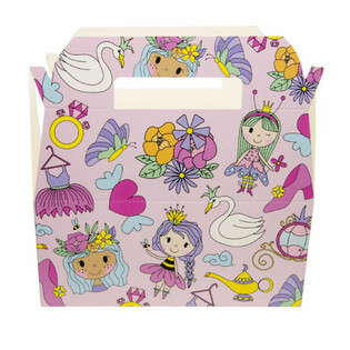 Detsk&yacute; Menu Box Princezn&aacute; - Krabice na Jedlo - 22,5 x 12 x 9,5 cm (24 ks)