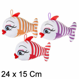 Ply&scaron;ov&aacute; vesel&aacute; ryba s veľk&yacute;mi perami - 24 cm - Mix (12 ks)