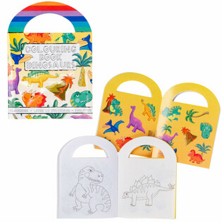 Dinosaurie Omaľov&aacute;nky s N&aacute;lepkami (48 kusov)