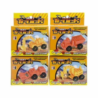 STAVEBNICE BRICKS - MIX STAVEBN&Yacute;CH VOZIDIEL (12 ks)