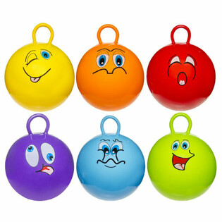 Sk&aacute;kacia lopta - SMILEY - Priemer: 46 cm (6 ks)