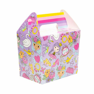 Krabička na menu / Darčekov&aacute; krabička Princezn&eacute; 14x10x17 cm (12 ks)
