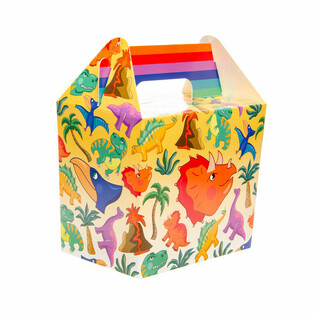 Box na menu Dinosaurus / Krabička na v&yacute;služky (12 ks)