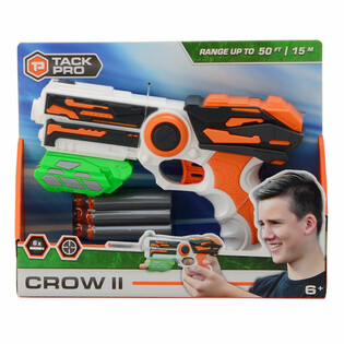 Pi&scaron;toľ TACK PRO CROW II so 6 m&auml;kk&yacute;mi &scaron;&iacute;pkami - 23 cm