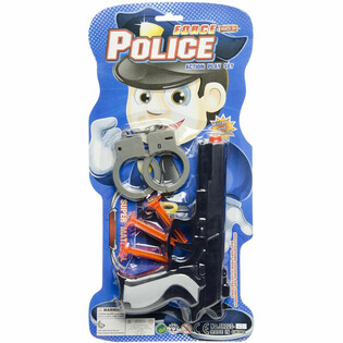 POLICAJN&Aacute; SADA NA KARTE - PI&Scaron;TOĽ S 3 PR&Iacute;SAVKAMI A PUTAMI (6 ks)