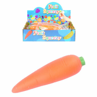 Ve\u013ek\u00e1 Squeeze Stretchy Mrkva (12 ks v displeji)