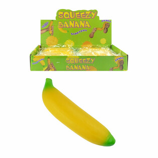 Squeeze ban&aacute;n - 18 cm (Display po 12 ks)