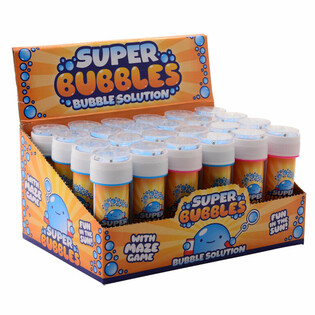 AQUA FUN - BUBLIFUK, 60ML S HLAVOLAMOM V DISPLAYI (24ks)