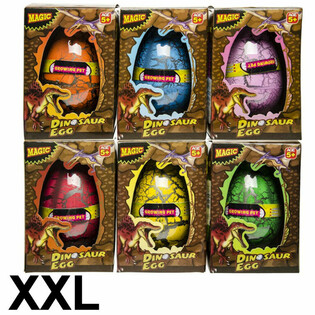 XXL Dinosaurie rast&uacute;ce vajce (6 ks)