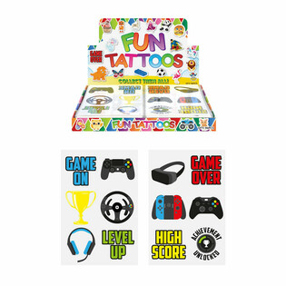 Gamer Fun Tetovačky Displaybox (96 listov)