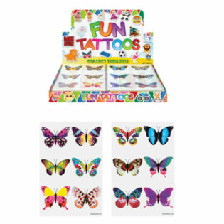 FUN TATTOOS - MODEL: MOT&Yacute;LE V DISPLEJI (96 ks)