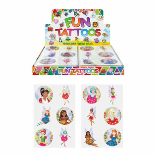 Fun Tattoos - V&iacute;la / Fairy Displej (96 ks)