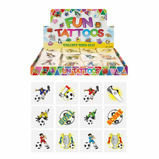 FUN TATTOO'S - Futbalov&yacute; displej (48 balen&iacute; po 12)
