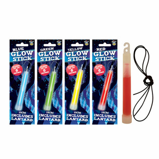 SVETIACE TYČINKY GLOW STICK - 15 CM S &Scaron;N&Uacute;RKOU - MIX FARIEB V DISPLEJI (12ks)