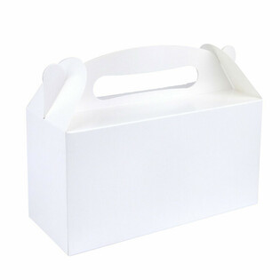 MENU BOX - BIELY - 23x9.5x18 cm (12 ks)