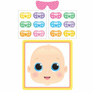 HRA NA BABY SHOWER - STICK THE DUMMY (12 kusov)