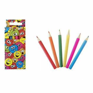 Sada farebn&yacute;ch ceruziek Smiley (6 ks) - Display box 24 ks
