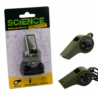 SCIENCE EXPLORER SURVIVAL P&Iacute;&Scaron;ŤALKA S KOMPASOM A TEPLOMEROM NA KARTE (24ks)