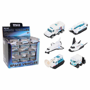 DIE CAST - SPACE ADVENTURE - Vesm&iacute;rne vozidl&aacute;, mierka 1:64 - v displeji (48 ks)
